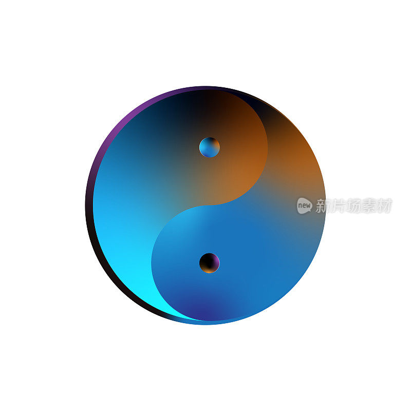Yin and Yang symbol of harmony and balance